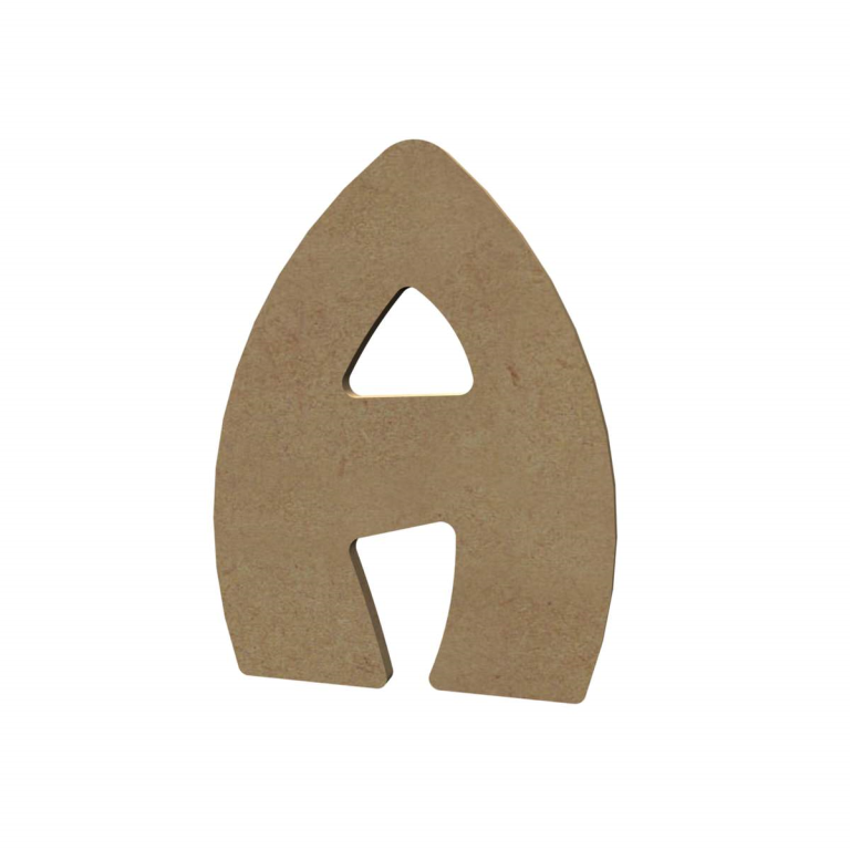 Gomille MDF Letter A 15 cm