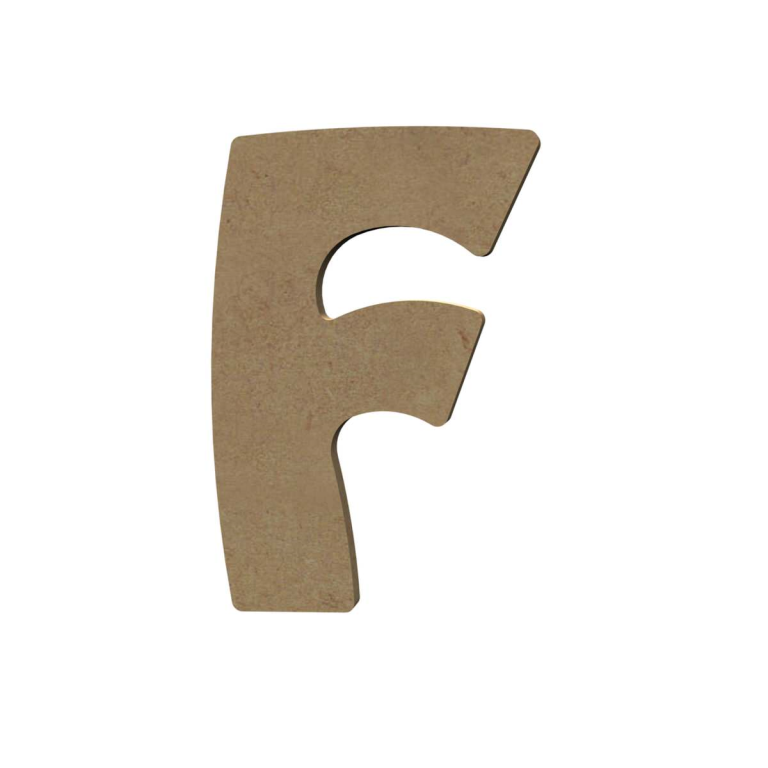 Gomille MDF Letter F 15 cm