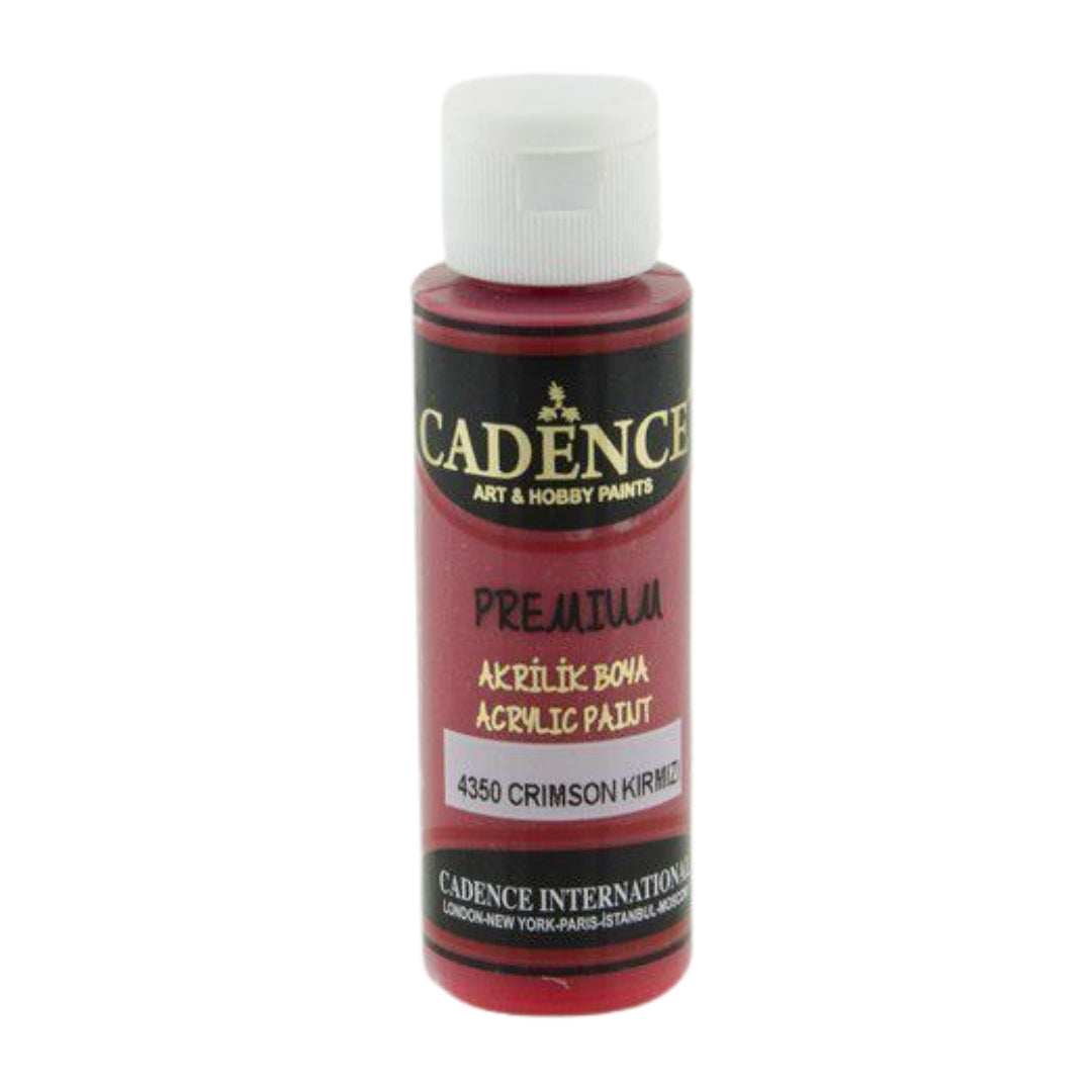 Cadence Premium Acrylfarbe 70 ml Crimson Red 4350