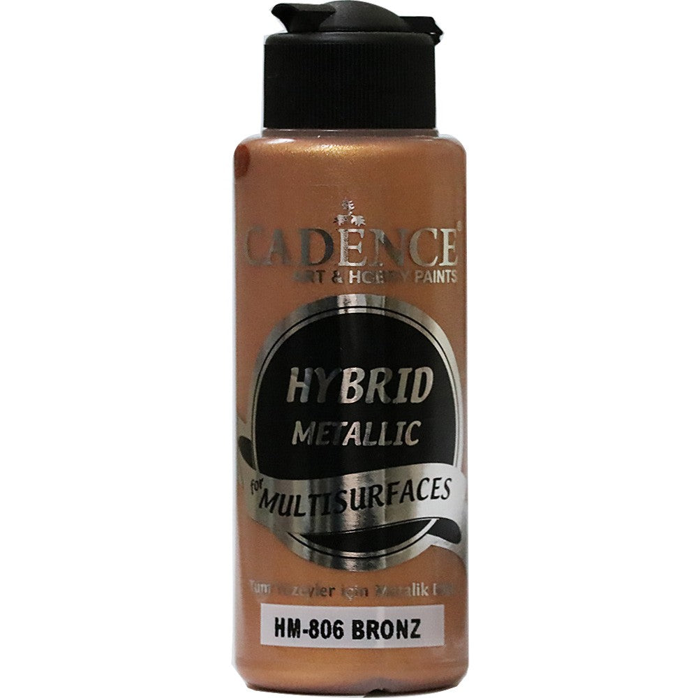 Cadence Hybrid Metallic Acrylic Paint 120 ml Bronze