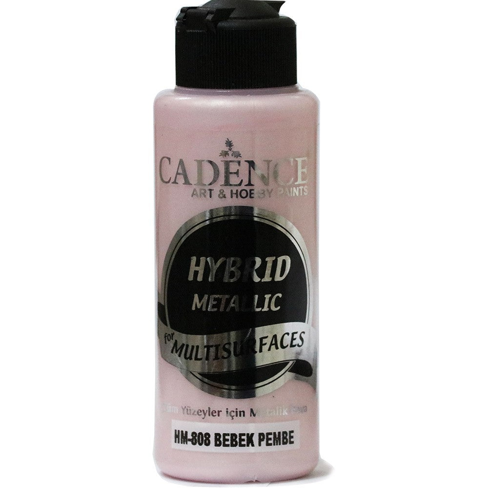 Cadence Hybrid Metallic Acrylverf 120 ml Baby Pink