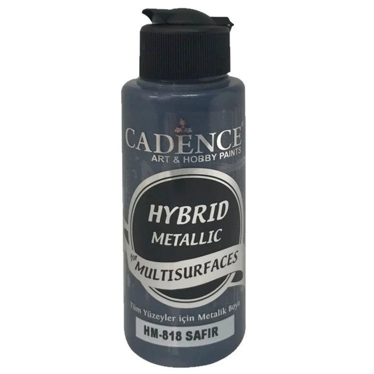 Cadence Hybrid Metallic Acrylfarbe 120 ml Saphir