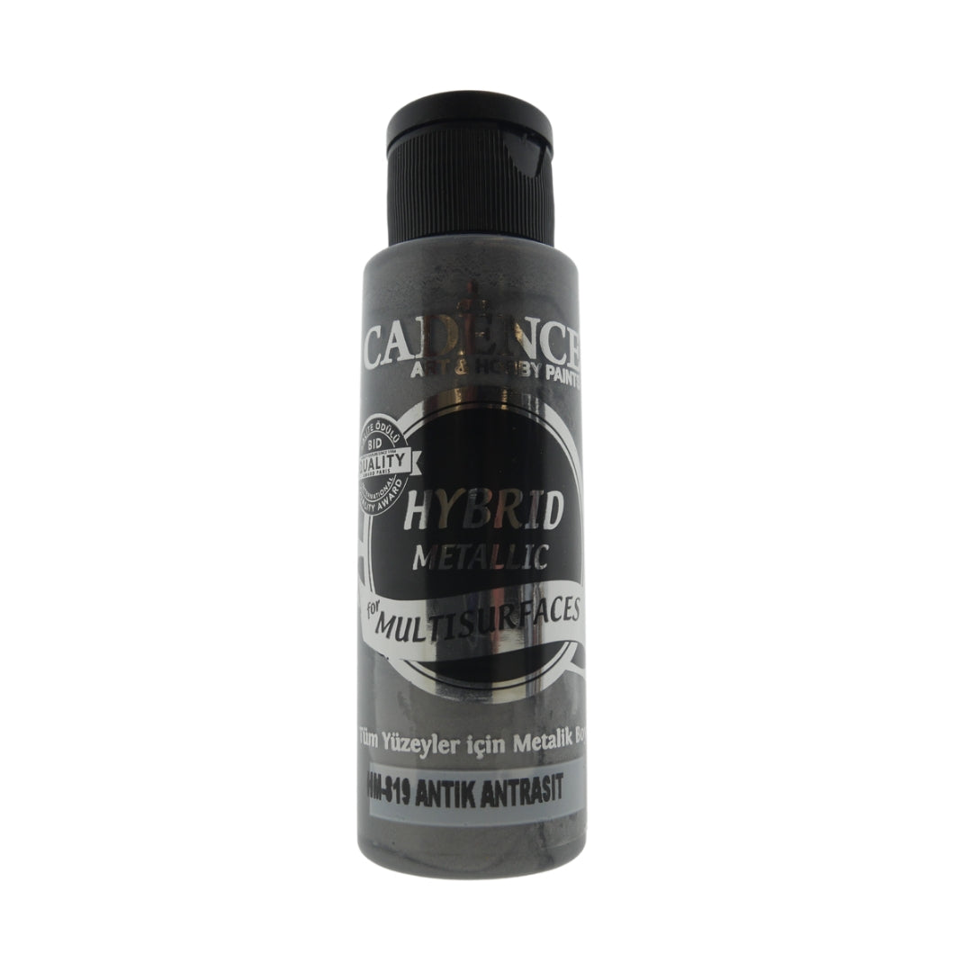 Cadence Hybrid Acrylverf Metallic 70 ml Antiek Antraciet