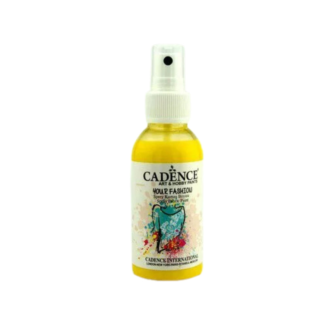 Cadence Fashion Spray Fabric Paint 100 ml Sunshine
