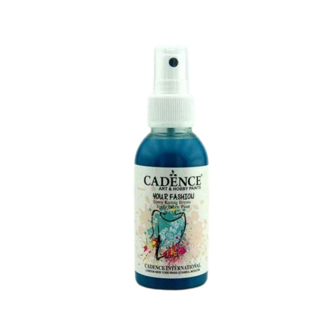Cadence Fashion Spray Fabric Paint 100 ml Dark Turquoise