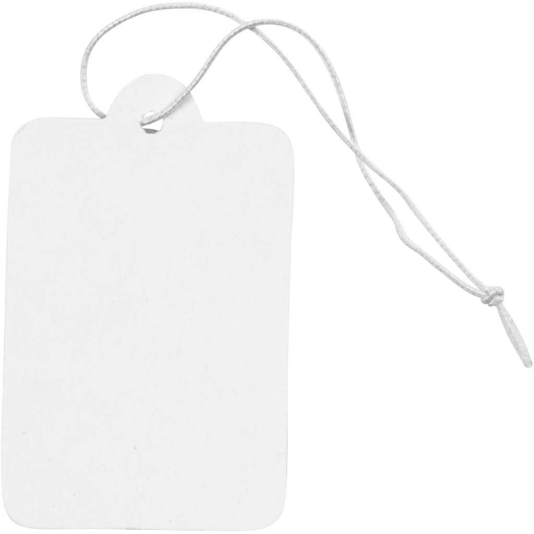 CC Labels white 25x40 mm 100 pieces