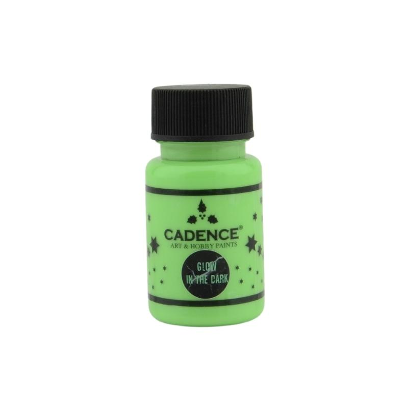 Cadence Glow in the Dark Verf 50 ml Groen