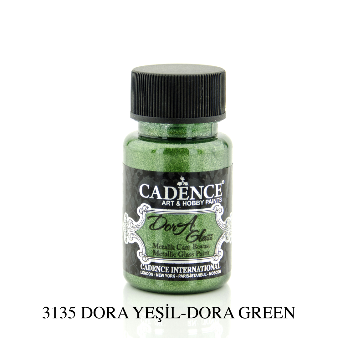 Cadence Dora Metallic Glasfarbe 50 ml Grün