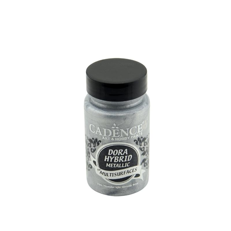Cadence Dora Hybrid Acrylic Paint Metallic 90 ml Silver