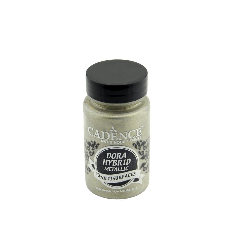 Cadence Dora Hybrid Acrylic Paint Metallic 90 ml Platinum
