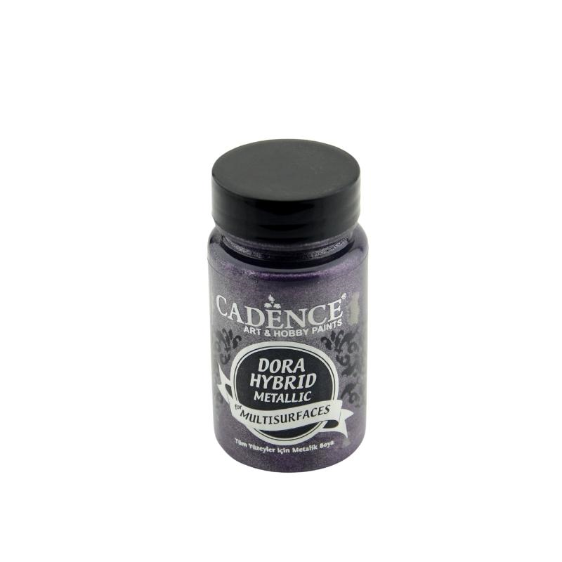 Cadence Dora Hybrid Acrylic Paint Metallic 90 ml Dark Orchid