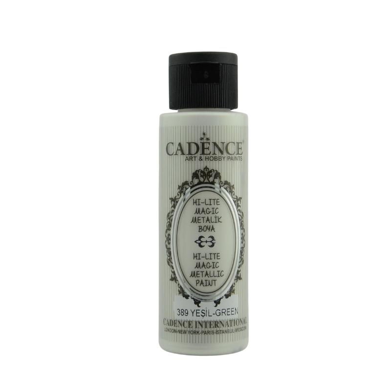 Cadence Hi Lite Acrylfarbe Metallic 70 ml Grün