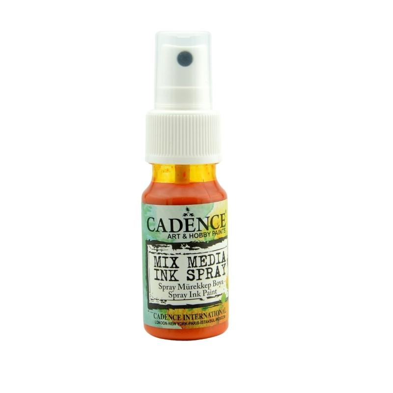 Cadence Mixed Media Ink Spray 25 ml Orange