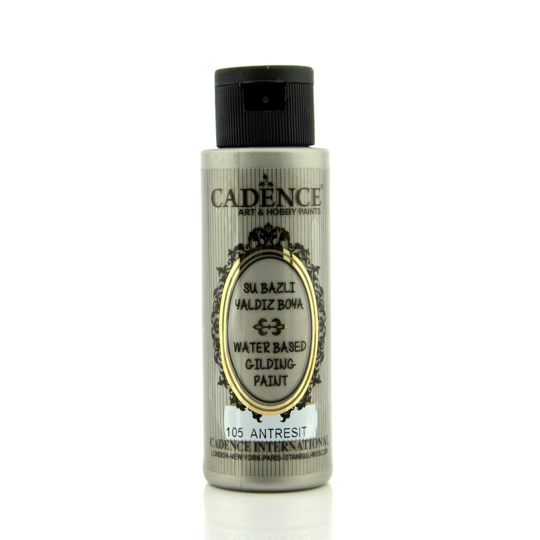 Cadence Gilding Acrylverf Metallic 70 ml Anthrazit Silber