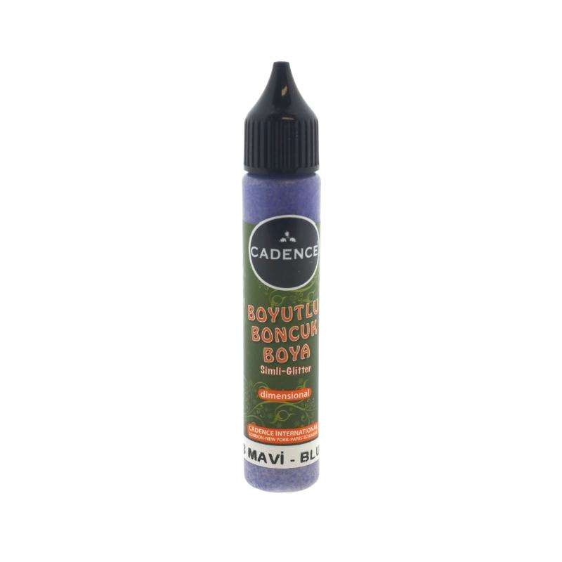 Cadence Dimensional Paint Glitter 25 ml Blue