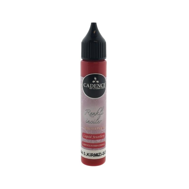 Cadence Colored Pearls Opaque 25 ml Red