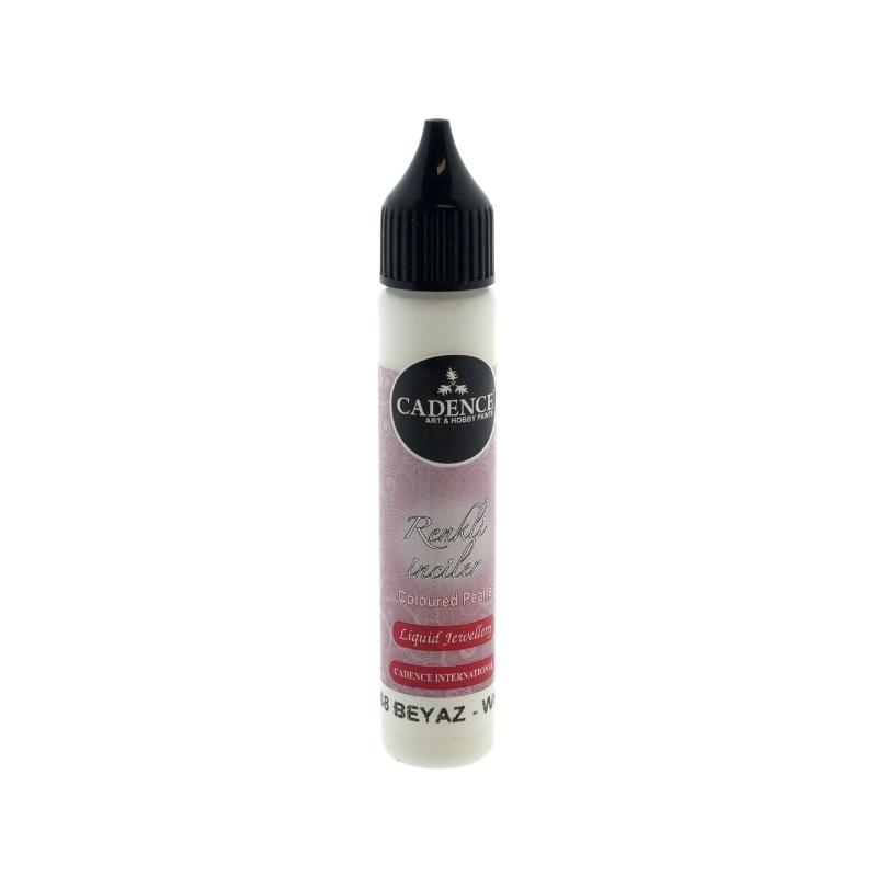 Cadence Colored Pearls Opaque 25 ml Wit