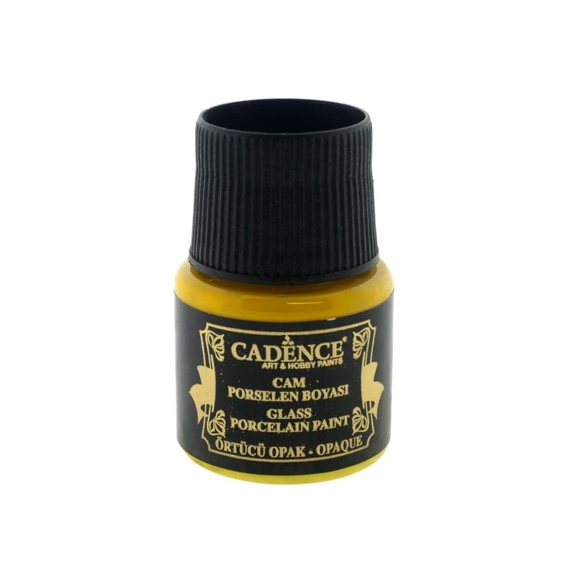 Cadence Glas- en Porseleinverf Opaque 45 ml Citroengeel