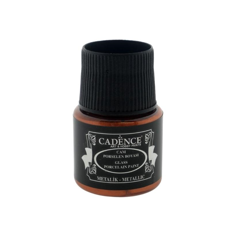 Cadence Glas- en Porseleinverf Metallic 45 ml Koper