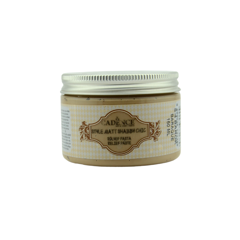 Cadence Style Mat Shabby Chic Relief Paste 150 ml Beige