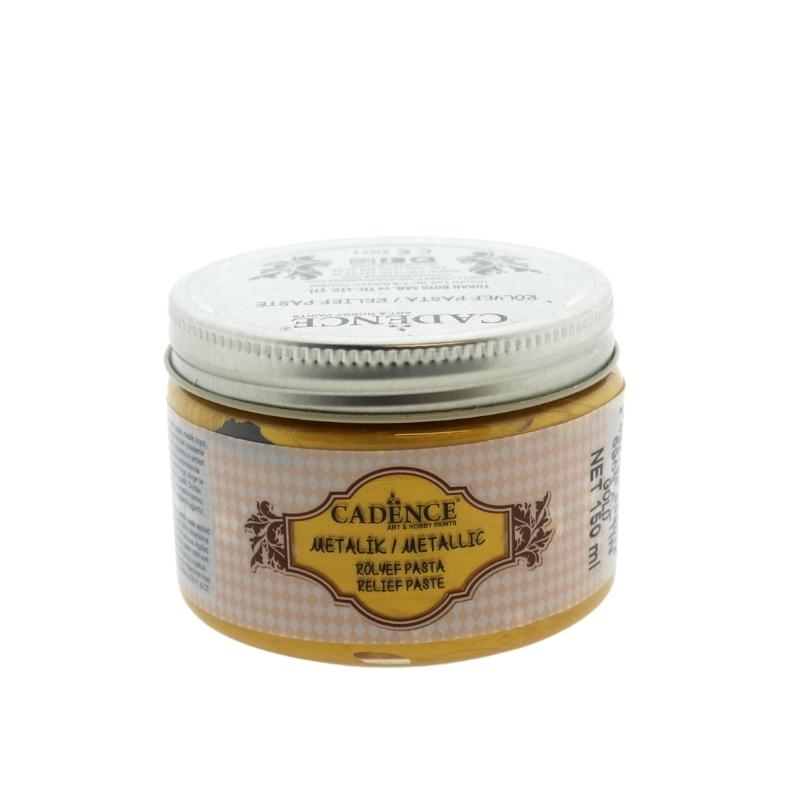Cadence Metallic Relief Pasta 150 ml Goud