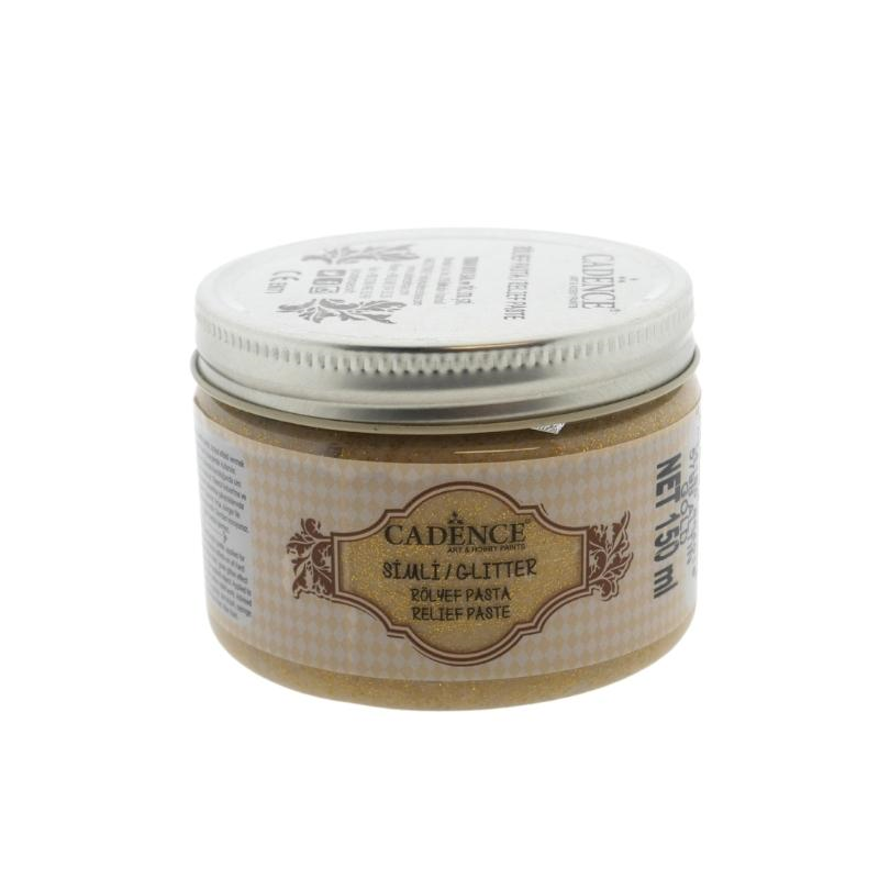 Cadence Glitter Relief Pasta 150 ml Goud