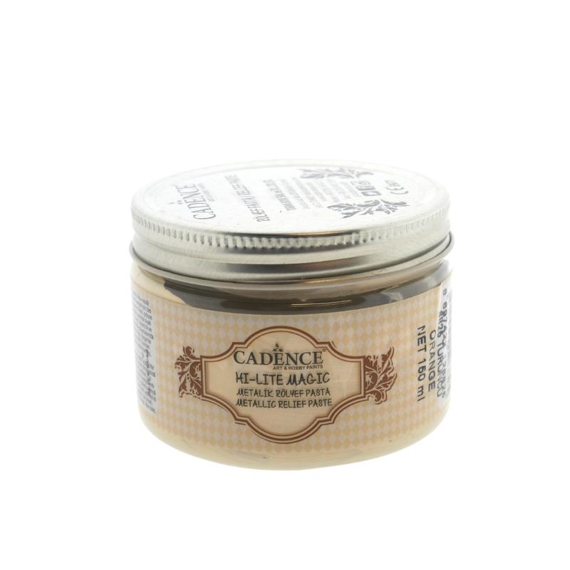 Cadence Hi Lite Metallic Relief Paste 150 ml Orange