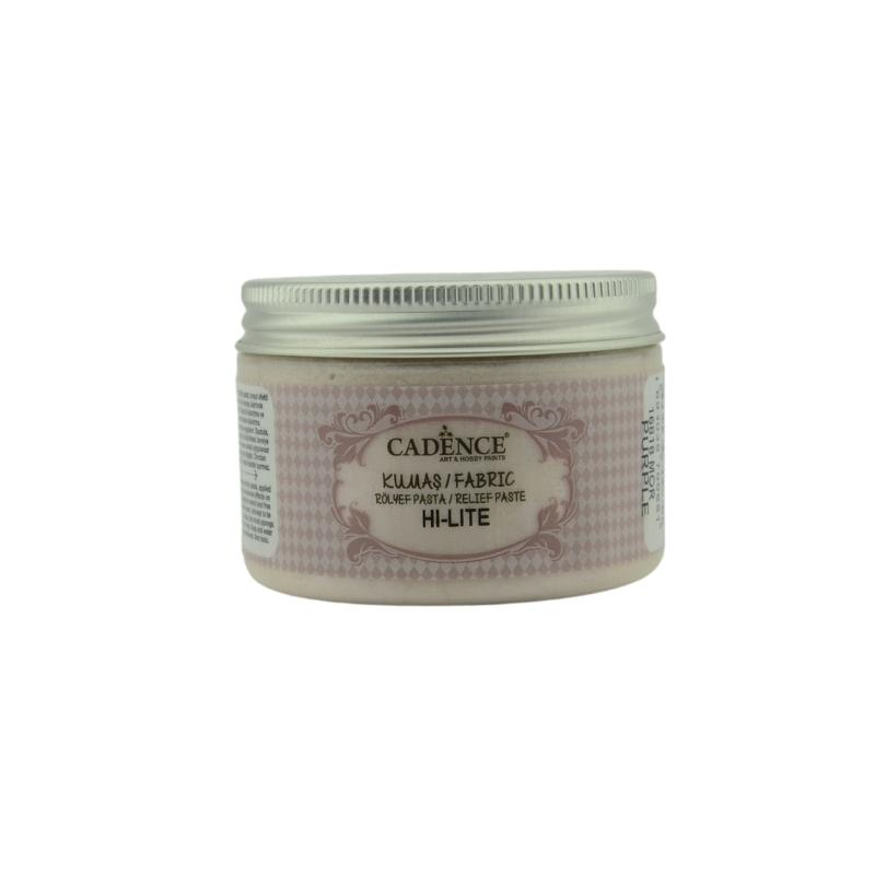 Cadence Textile Hi Lite Metallic Relief Paste 150 ml Purple