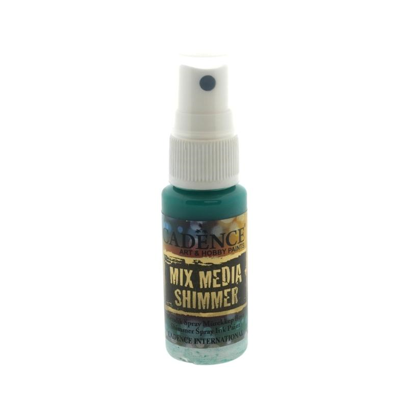 Cadence Mixed Media Shimmer Ink Spray Metallic 25 ml Light Green