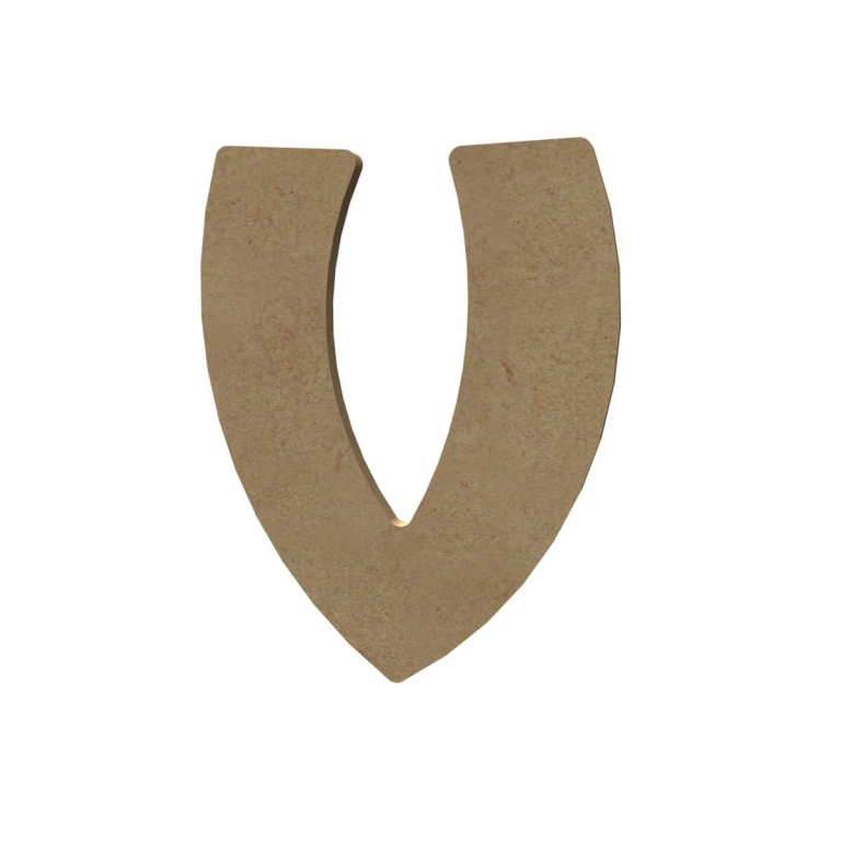 Gomille MDF-Buchstabe V 15 cm