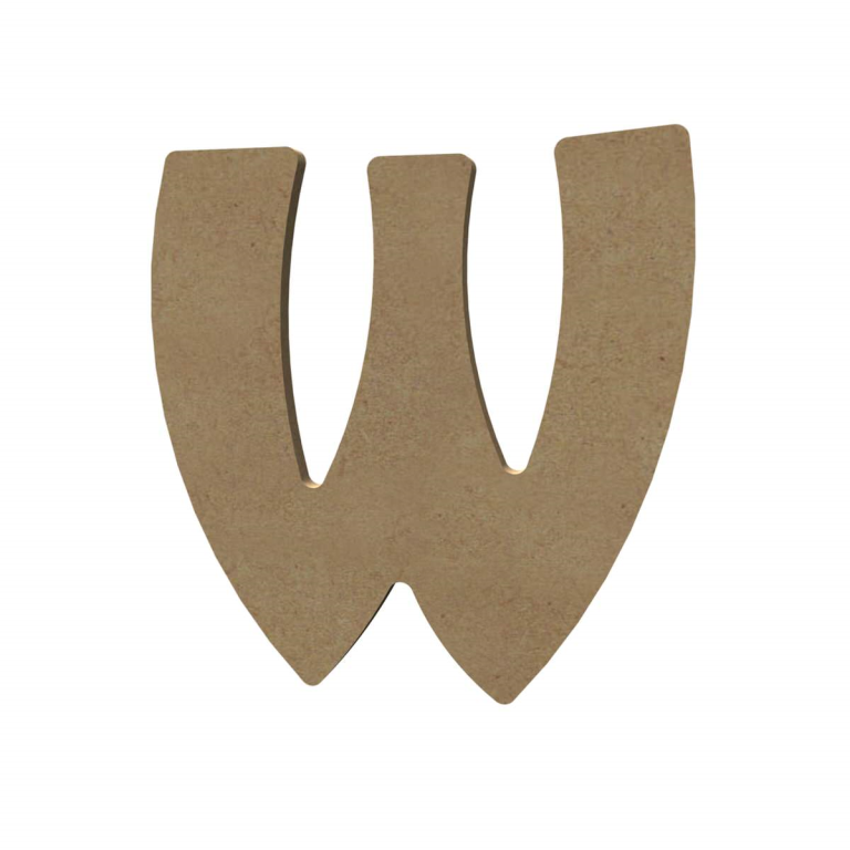 Gomille MDF-Buchstabe W 15 cm