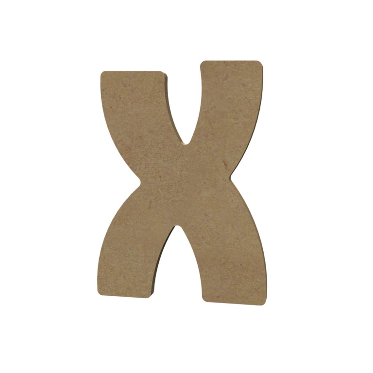 Gomille MDF Buchstabe X 15 cm