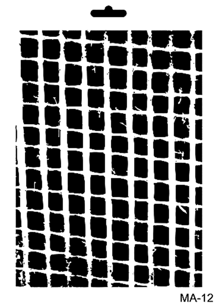 Cadence Mixed Media Stencil MA12 21x29 cm Bandenspoor
