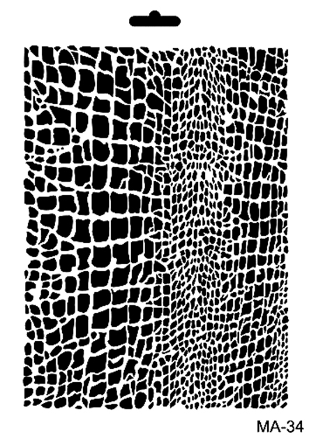 Cadence Mixed Media Stencil MA34 21x29 cm Snake