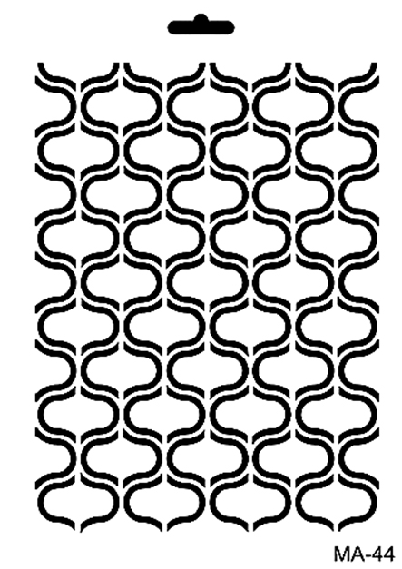 Cadence Mixed Media Schablone MA44 21x29 cm Geometrisch