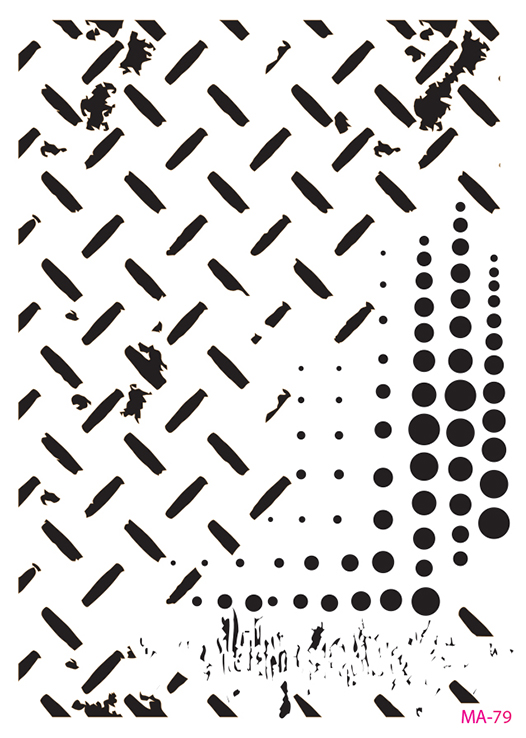 Cadence Mixed Media Stencil MA79 21x29 cm Distress 2