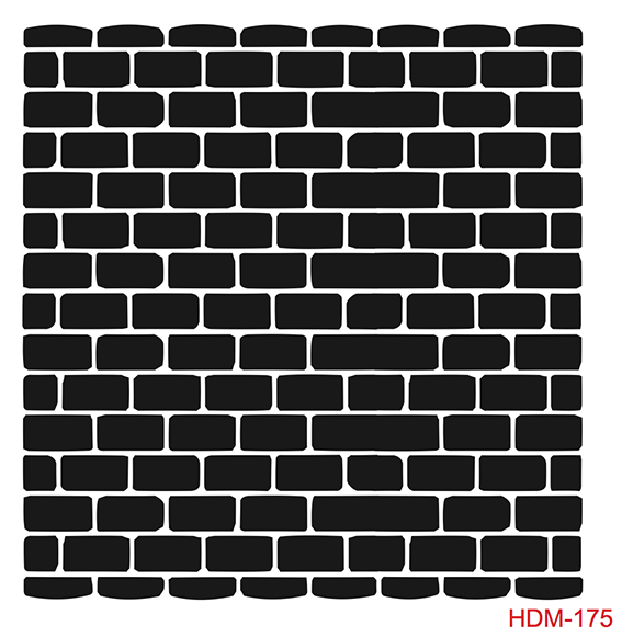 Cadence Home Deco Stencil HDM-175 25x25 cm Ziegelsteine