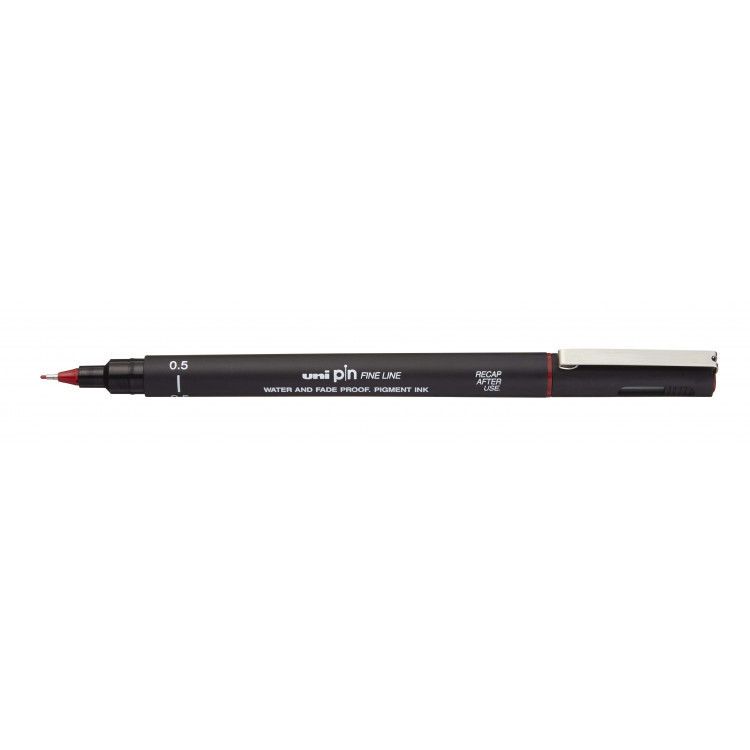 Uni Pin Fineliner 0,5 mm Rot