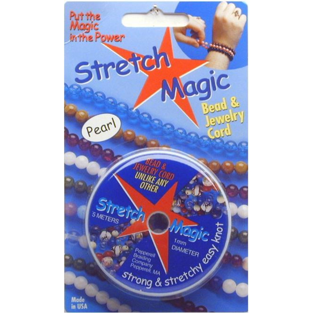 Stretch Magic Elastic Cord 0.7 mm White 5 m