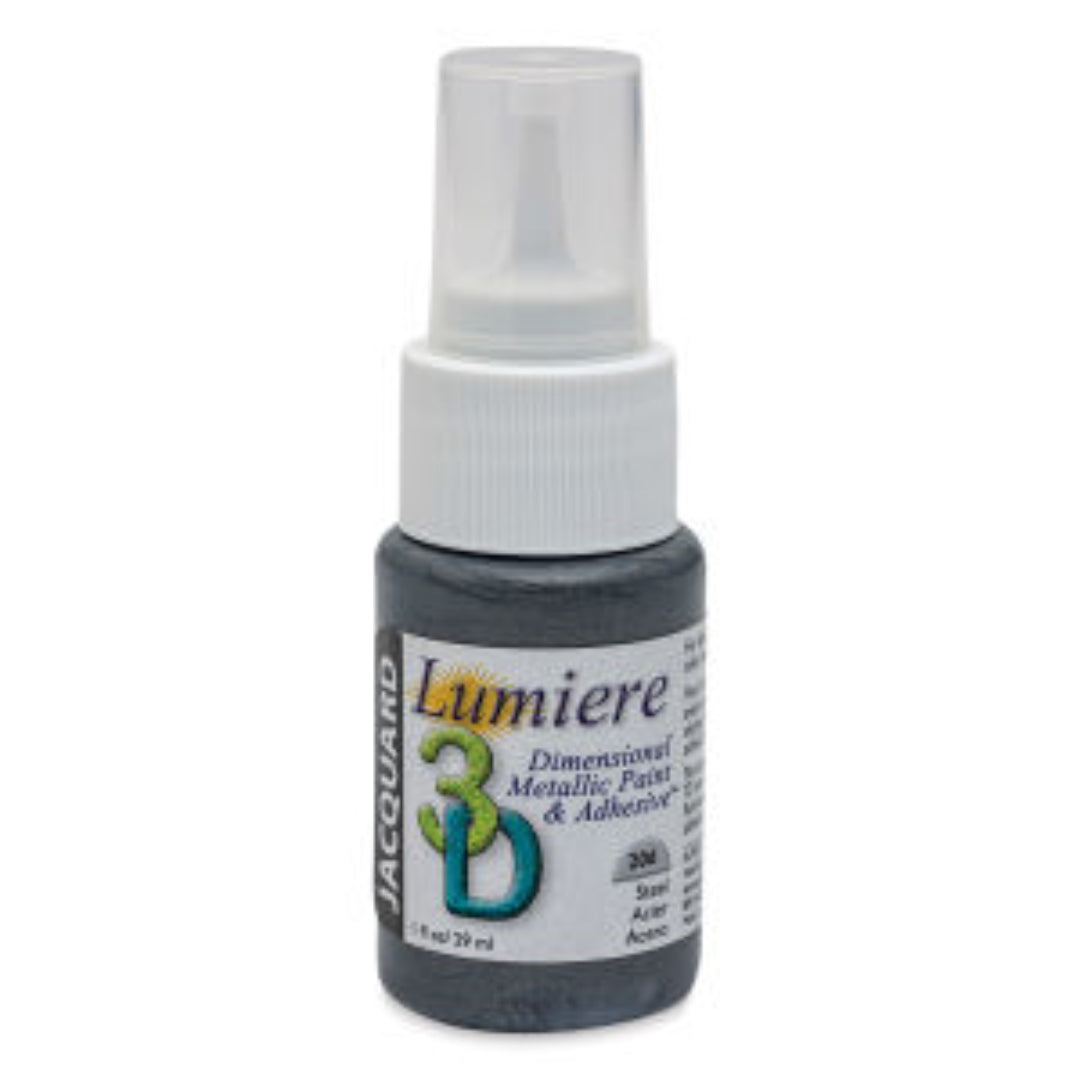 Jacquard Lumiere 3D Verf 29 ml Staal Grijs
