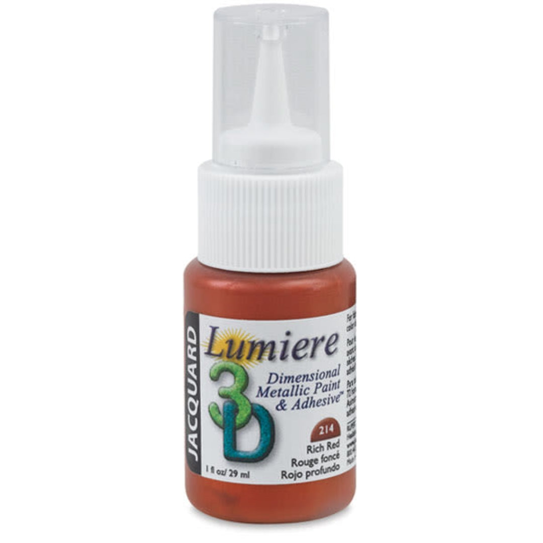 Jacquard Lumiere 3D Verf 29 ml Rood