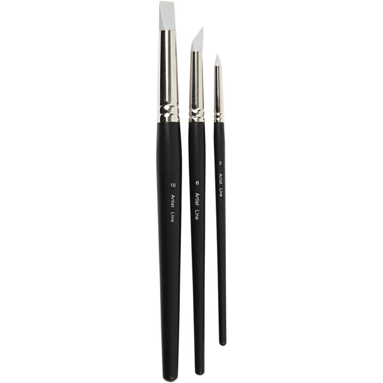 Artistline Gummi Penseel 2,6-10mm