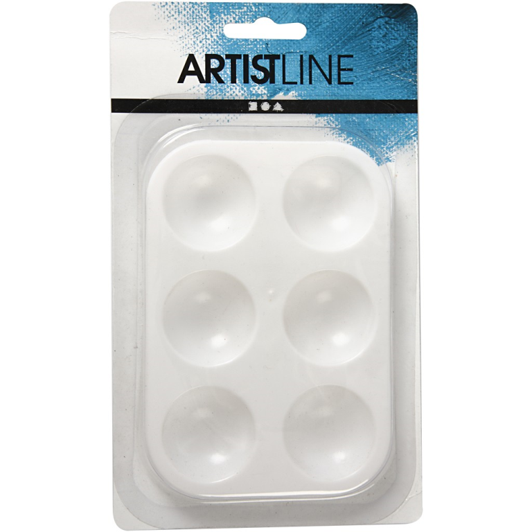 Artistline Palet Plastic 6 vakken