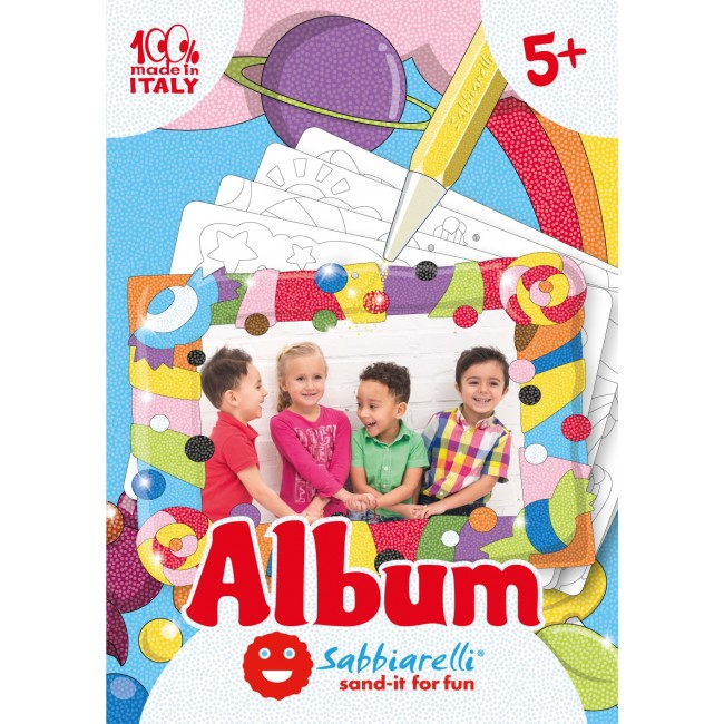 Sabbiarelli Sandmalerei Album Bilderrahmen 15x20 cm 5 Stück