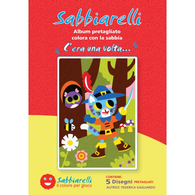 Sabbiarelli Sand Art Album Fairytales 15x20 cm 5 pieces