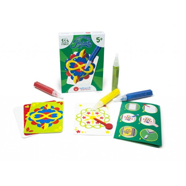 Sabbiarelli Sandmalerei-Set Pocket Mandalas