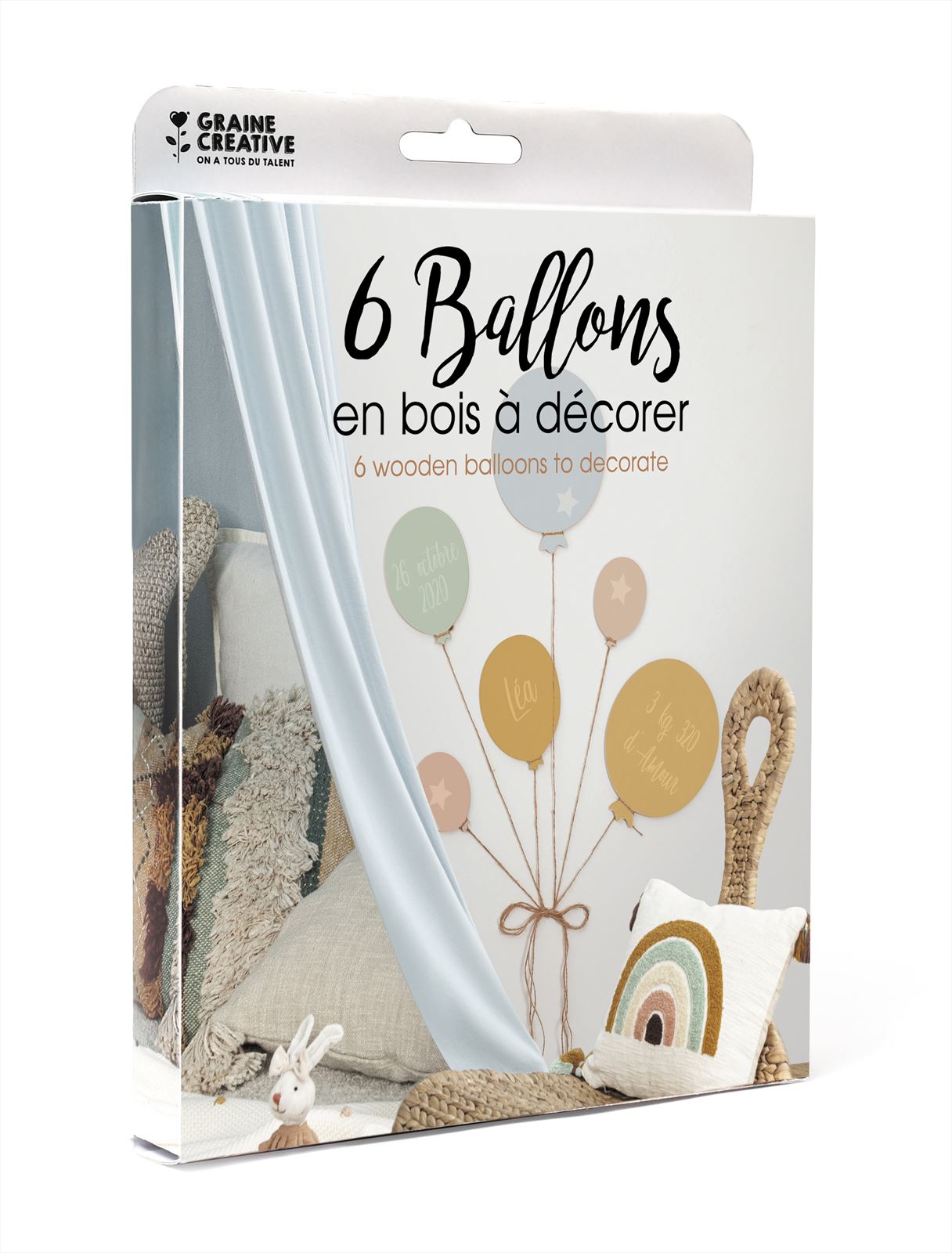 GC Wooden Balloons Set of 6