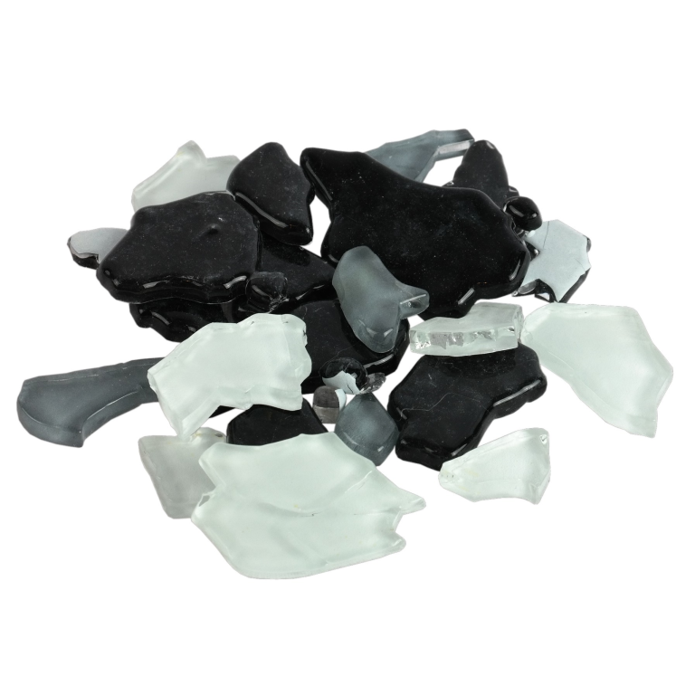 Crash Glas Mix Grijs 100 gr