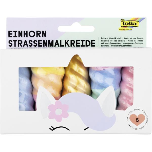 Straatkrijt Eenhoorn - Diverse Kleuren