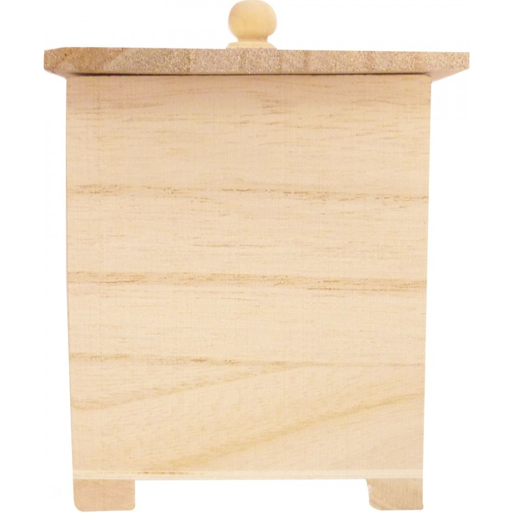 GC Holzkiste mit Deckel 8,5x11,5 cm